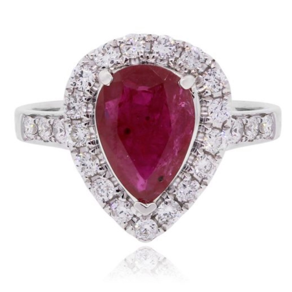Ruby diamond ring